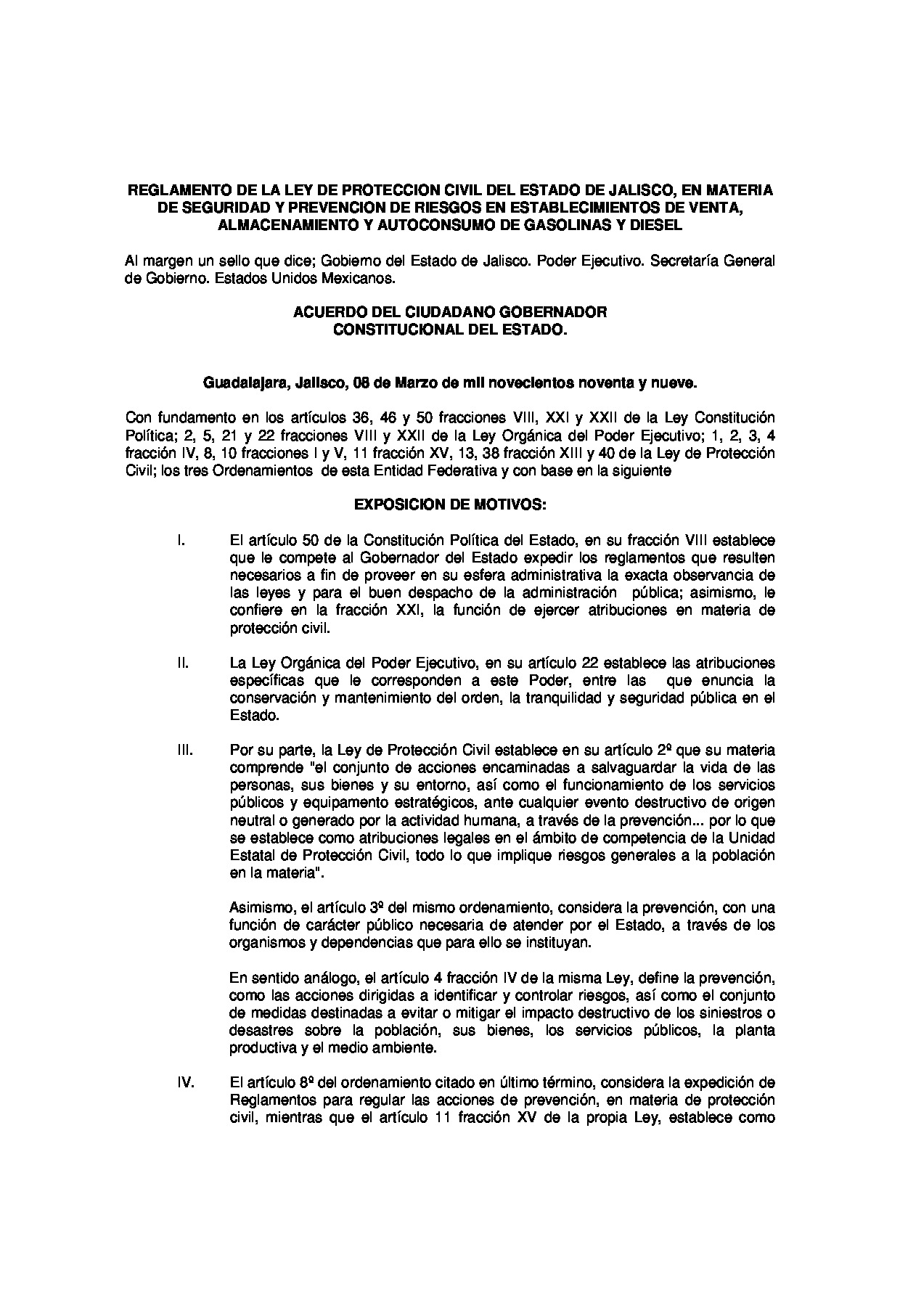 Reglamento De La Ley General De Proteccion Civil Pdf Medidas De